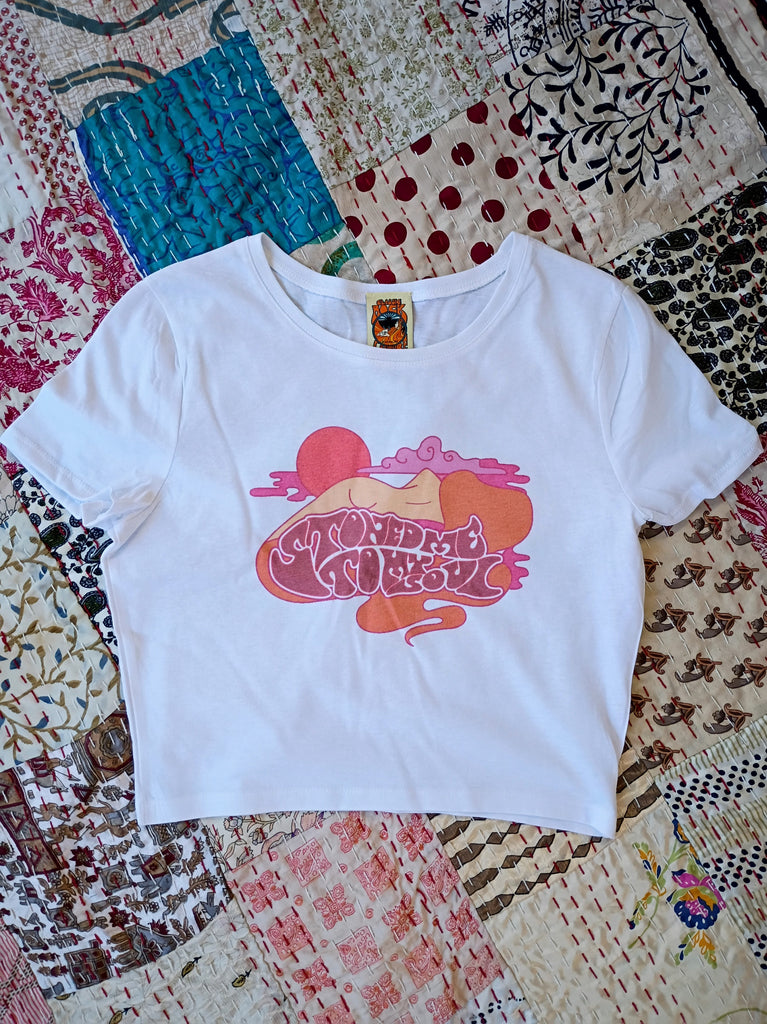 Stoned Me To My Soul Fitted Cropped Tee