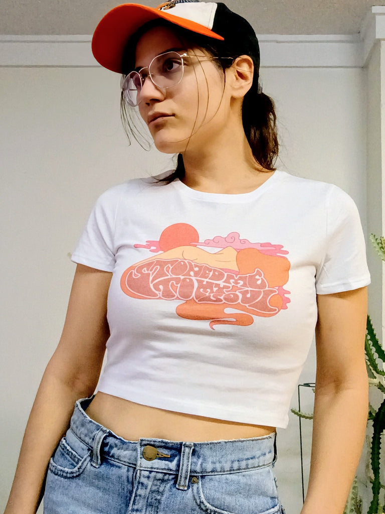 Stoned Me To My Soul Fitted Cropped Tee