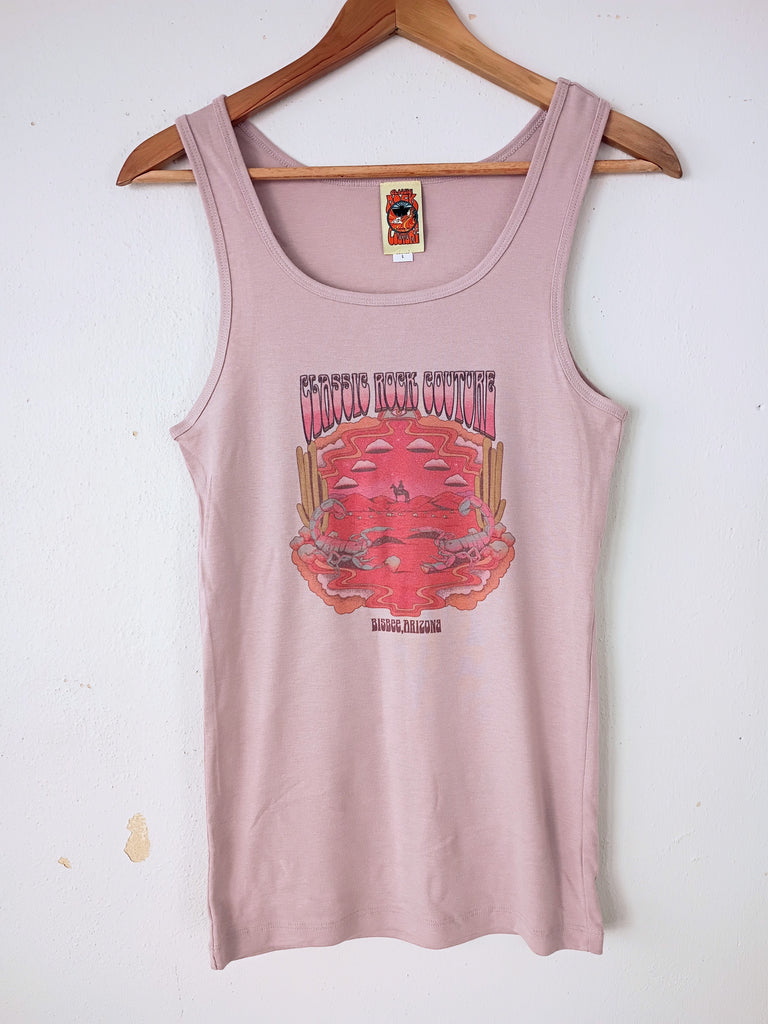 Desert Dweller Dusty Pink Ribbed Tank