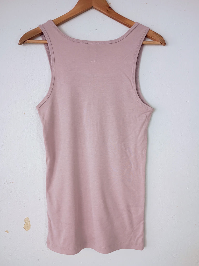 Desert Dweller Dusty Pink Ribbed Tank