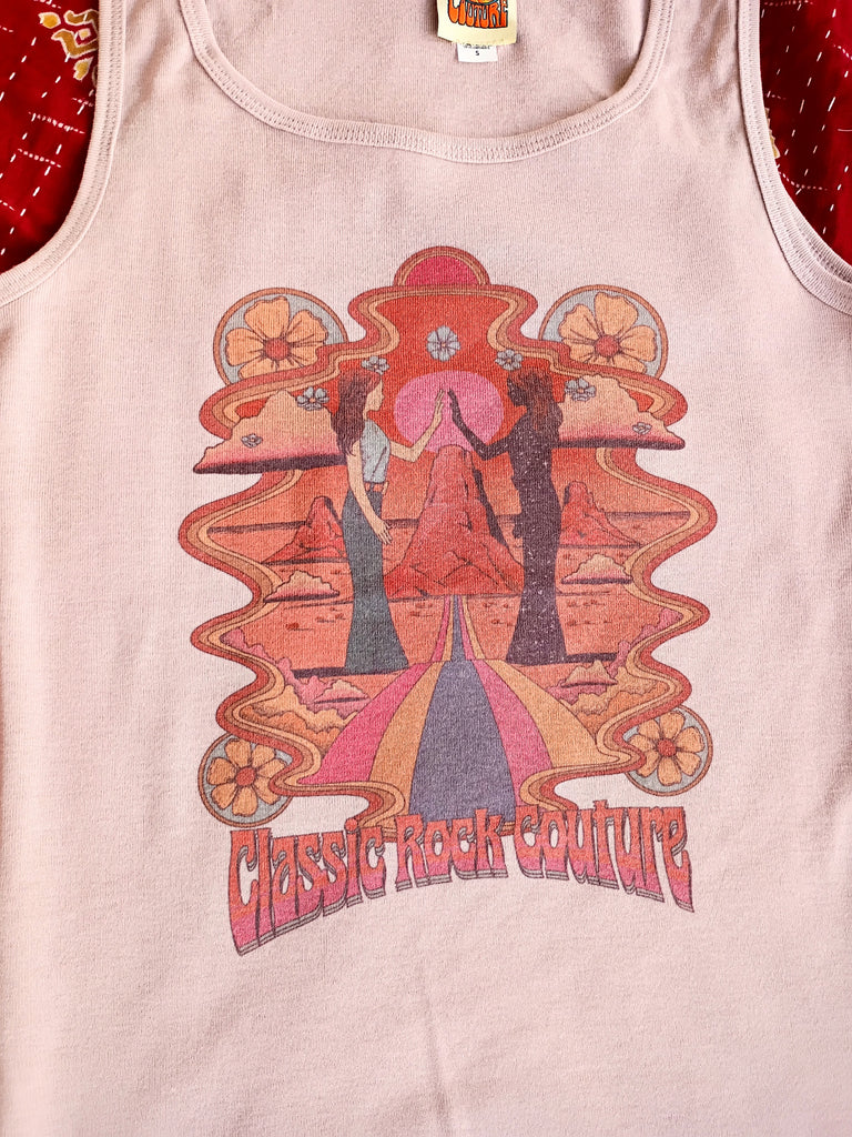 Hello Darlin' Dusty Pink Ribbed Tank