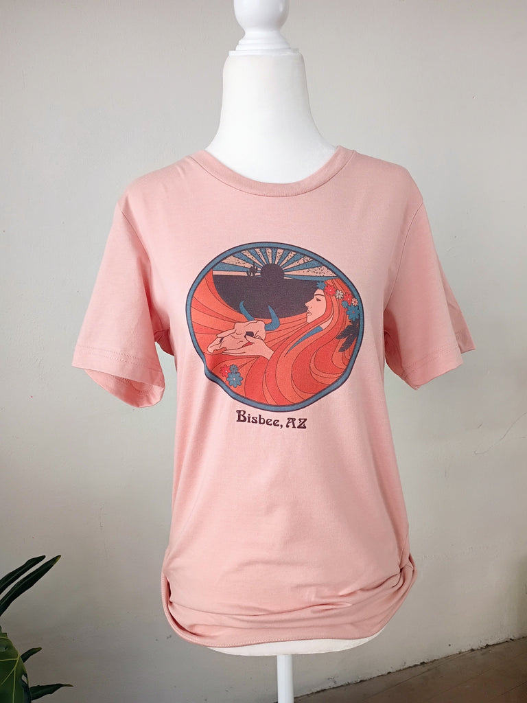 Bisbee Desert Child Peach Tee