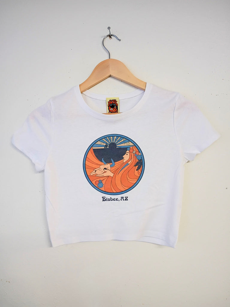 Bisbee Desert Child Fitted Cropped Tee
