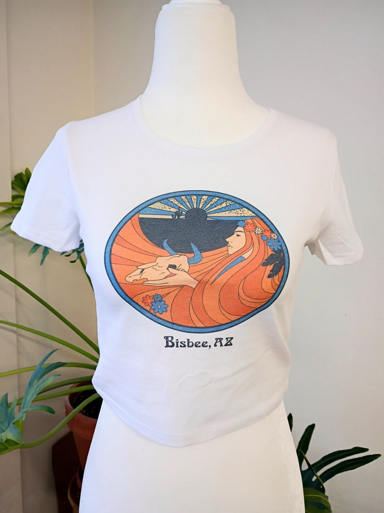 Bisbee Desert Child Fitted Cropped Tee