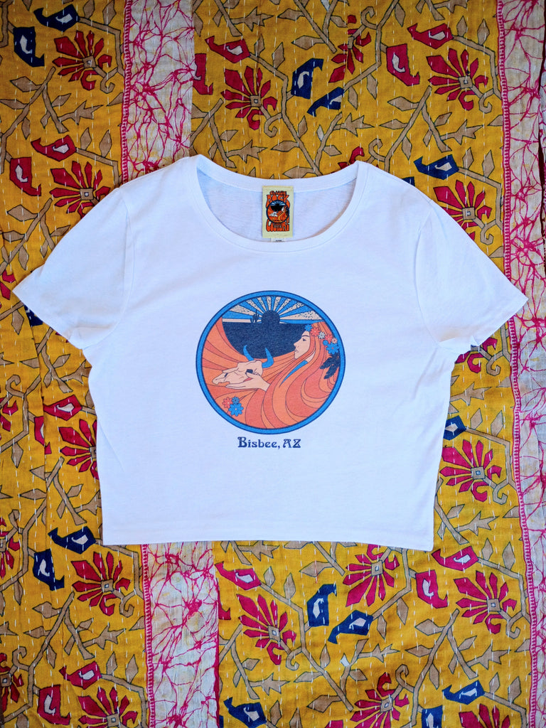 Bisbee Desert Child Fitted Cropped Tee
