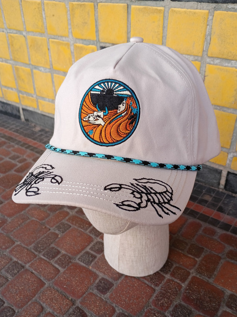 Desert Child Embriodered Canvas Hat