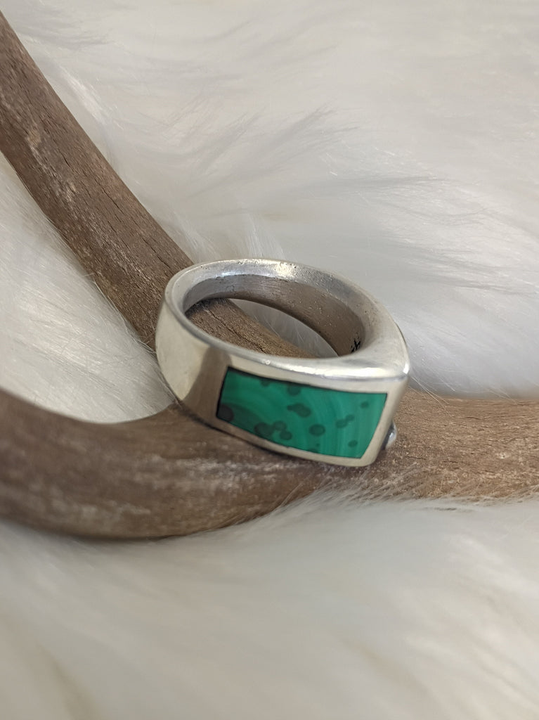 Malachite Saguaro Ring