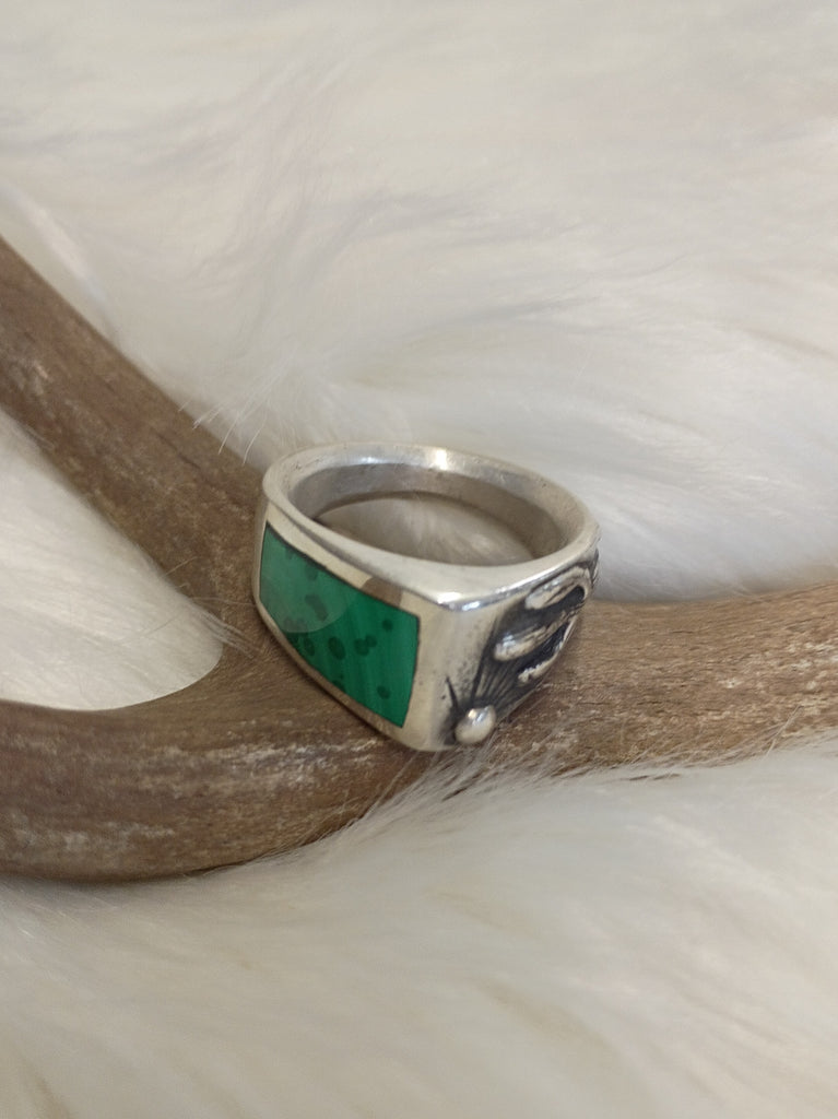 Malachite Saguaro Ring