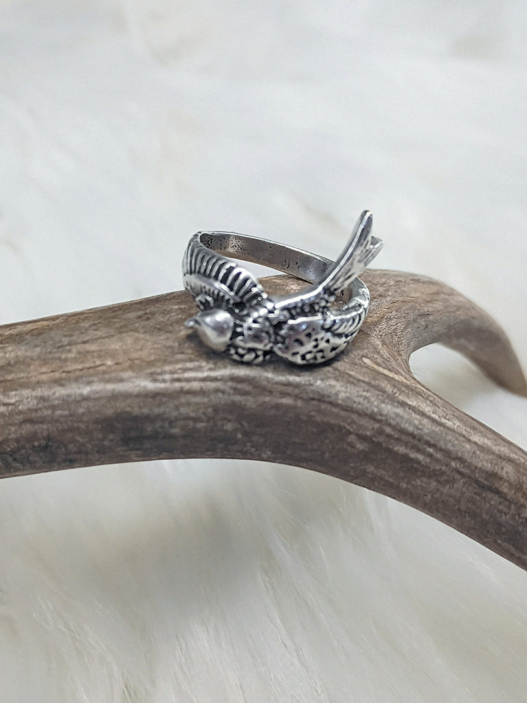 Sparrow Bird Adjustable Ring