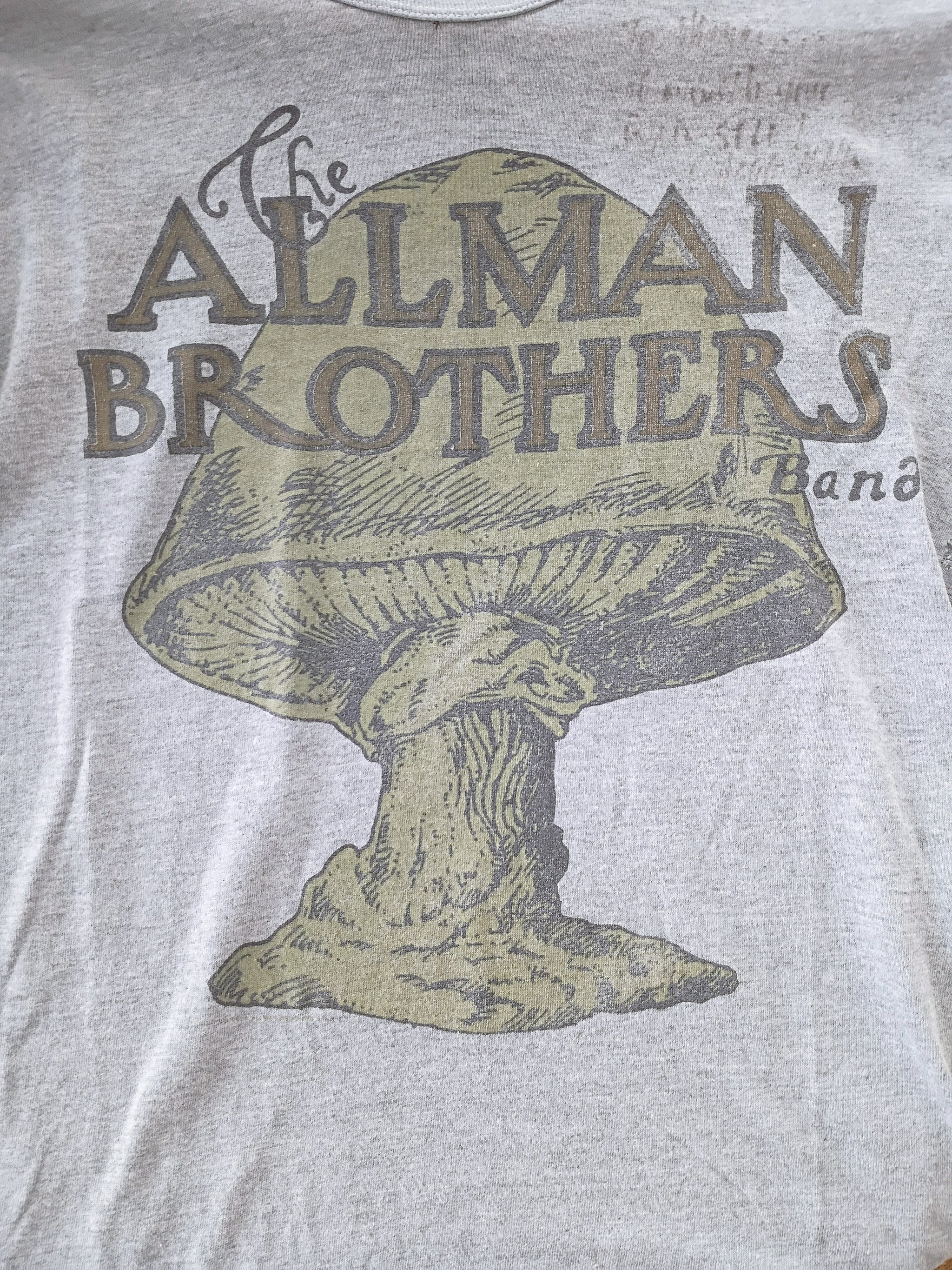 90s Allman Brothers Band Tour Autographed Tee – Classic Rock Couture
