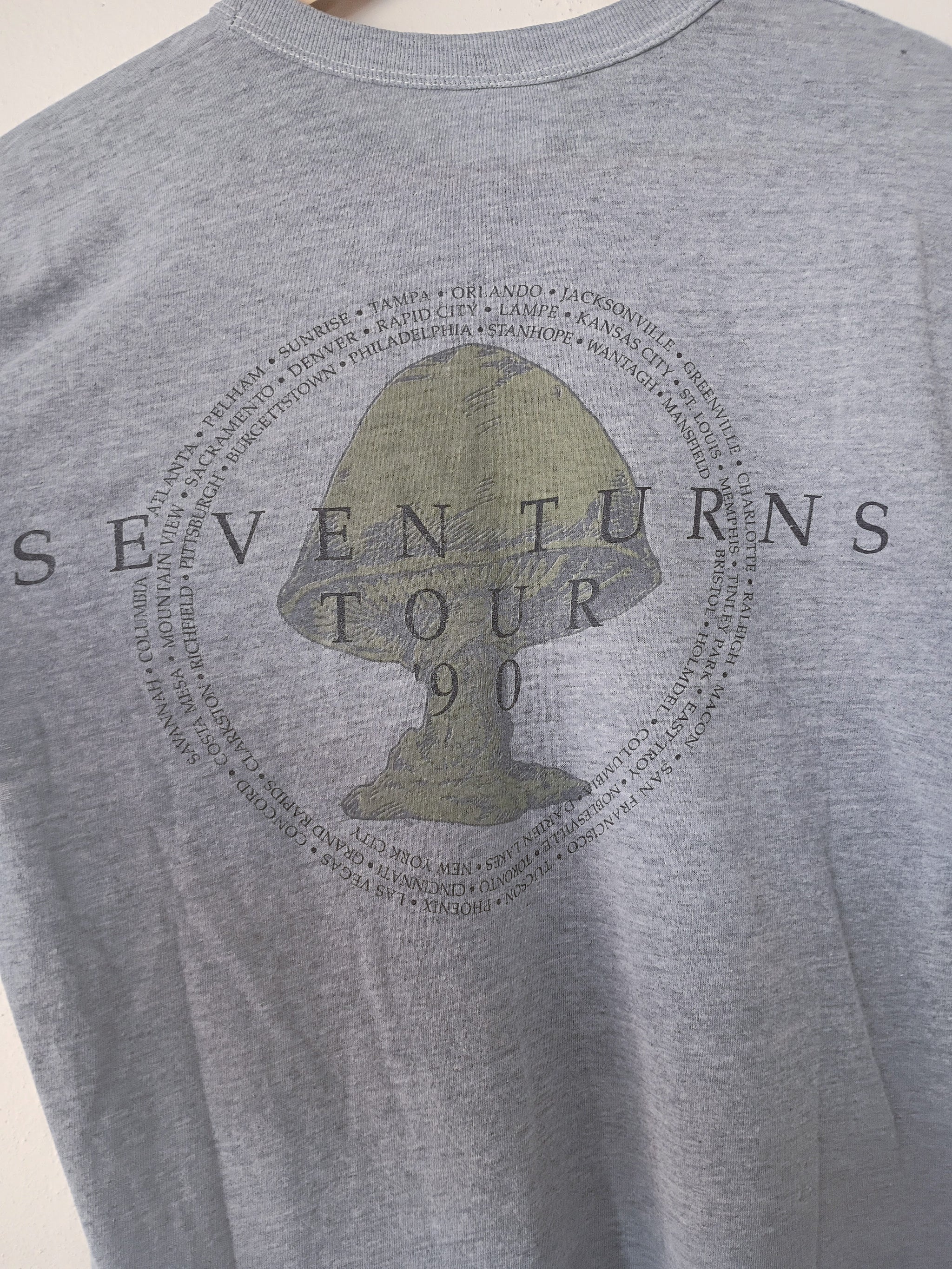 90s Allman Brothers Band Tour Autographed Tee – Classic Rock Couture