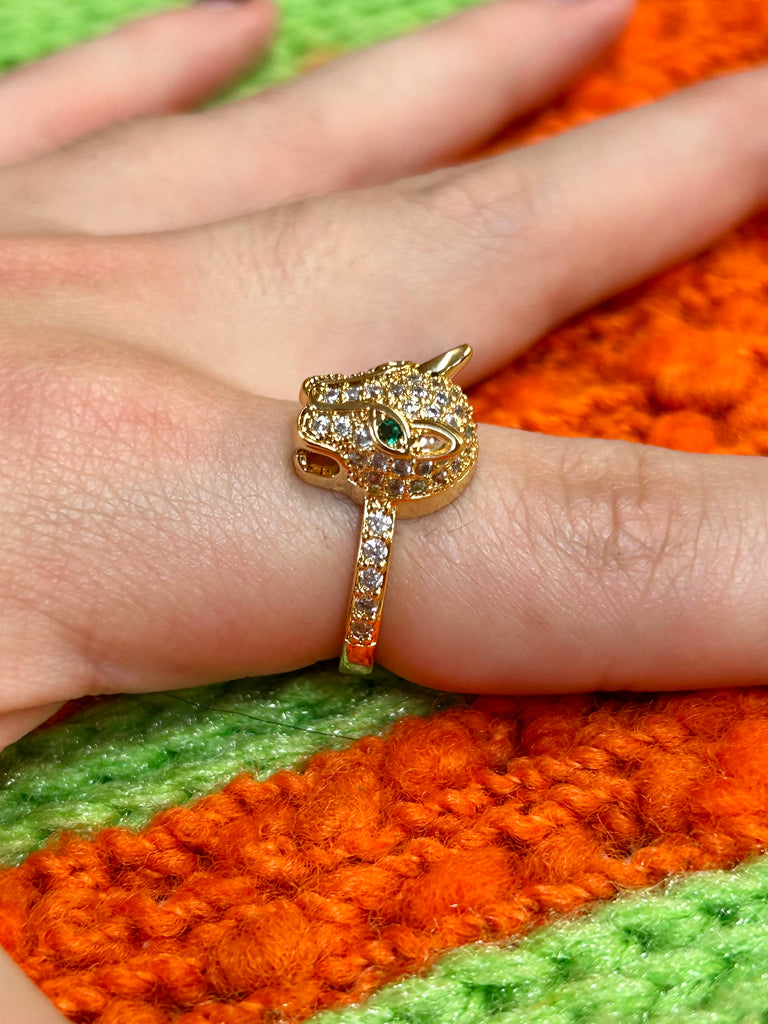 Posh Panther Ring