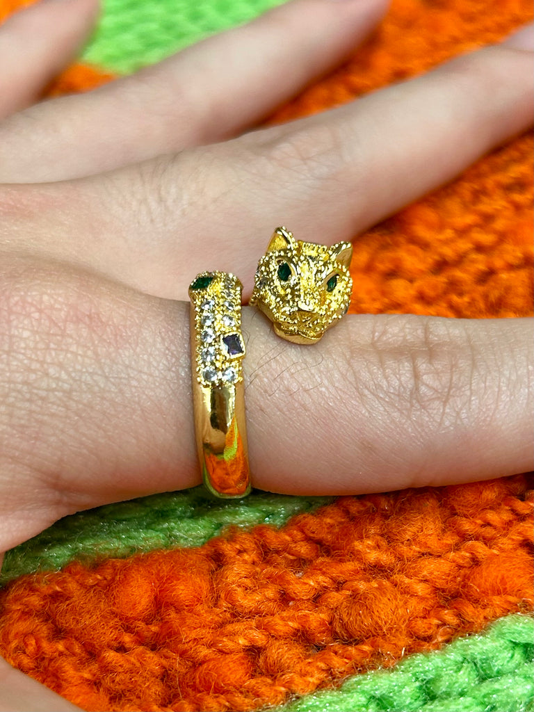 Crystalline Cheetah Ring