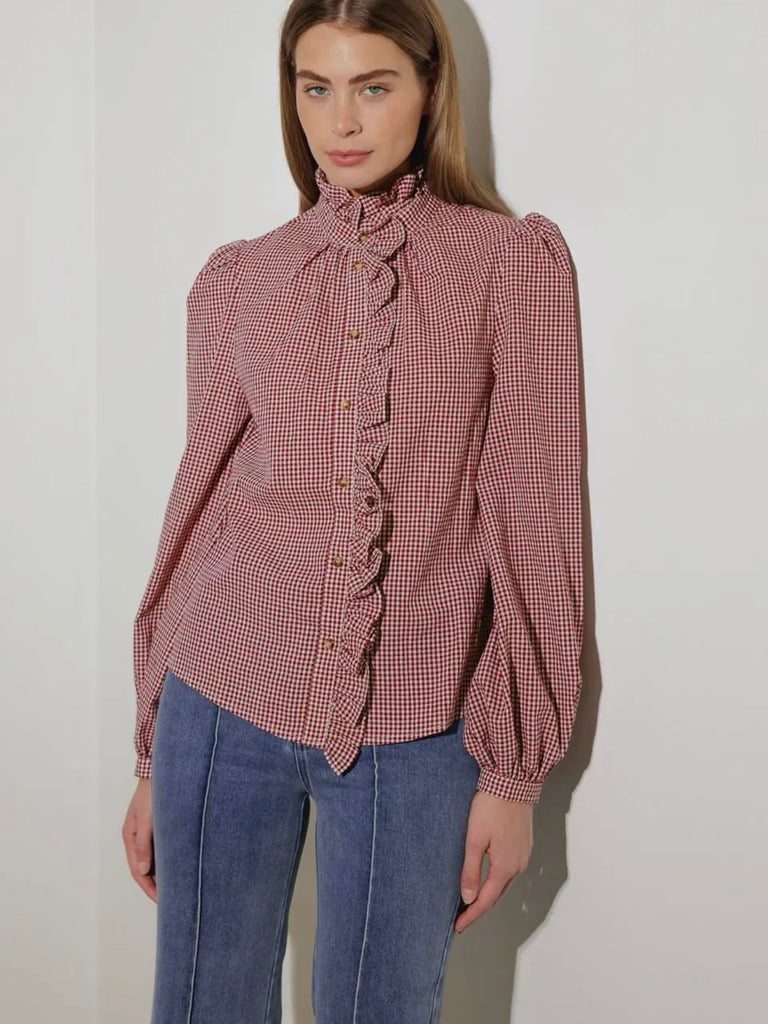 Gingham Long Sleeve Shirt