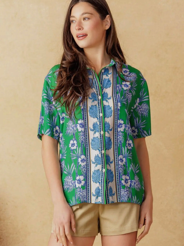 Floral Woven Top