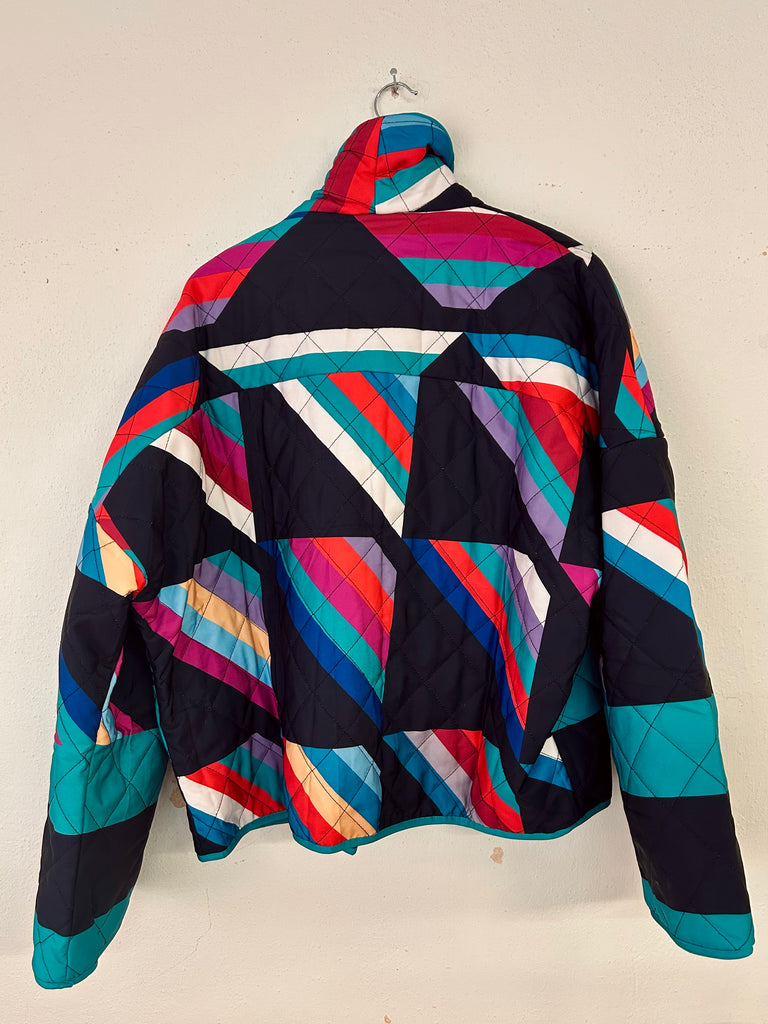 Street Trendy Geo Panel Jacket