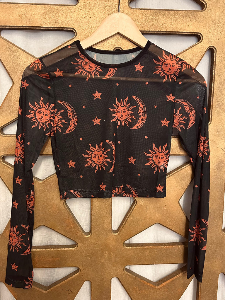 Celestial Mesh Top