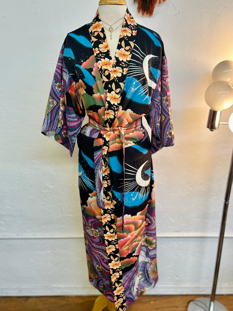 Celestial Boho Print Kimono
