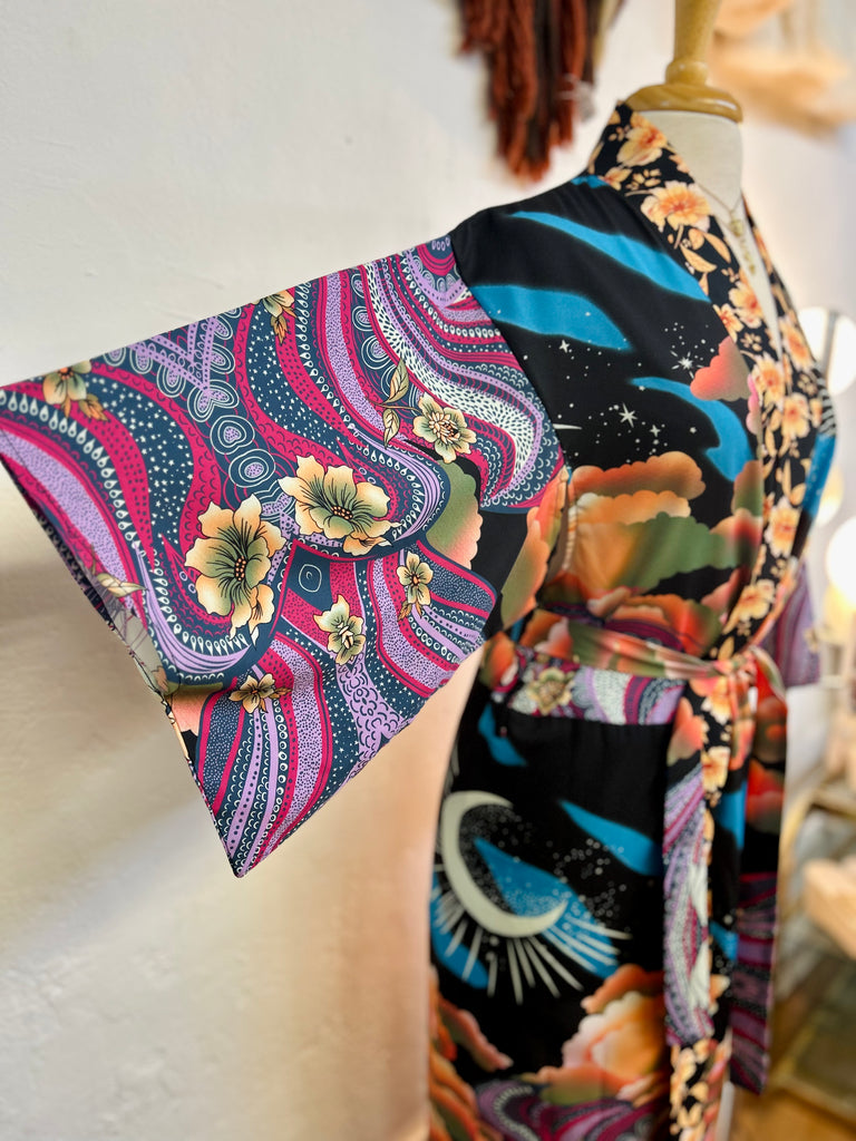 Celestial Boho Print Kimono