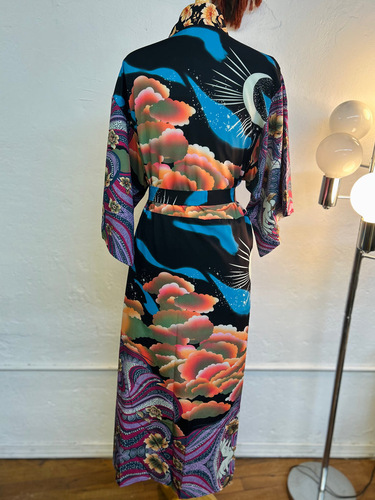 Celestial Boho Print Kimono
