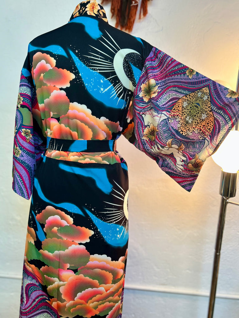 Celestial Boho Print Kimono