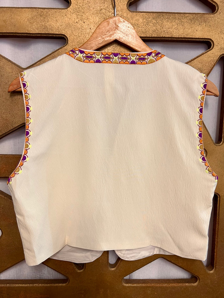 Vogue Vintage Embroidered Vest