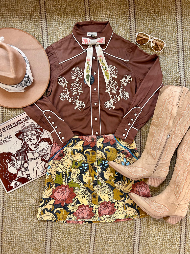 Tess Apricot Knee High Boots