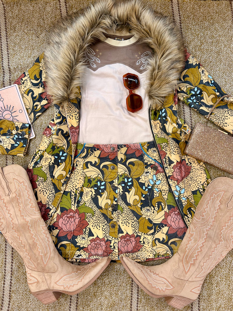 Tess Apricot Knee High Boots