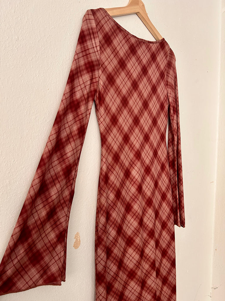 Nanoy Plaid Dress