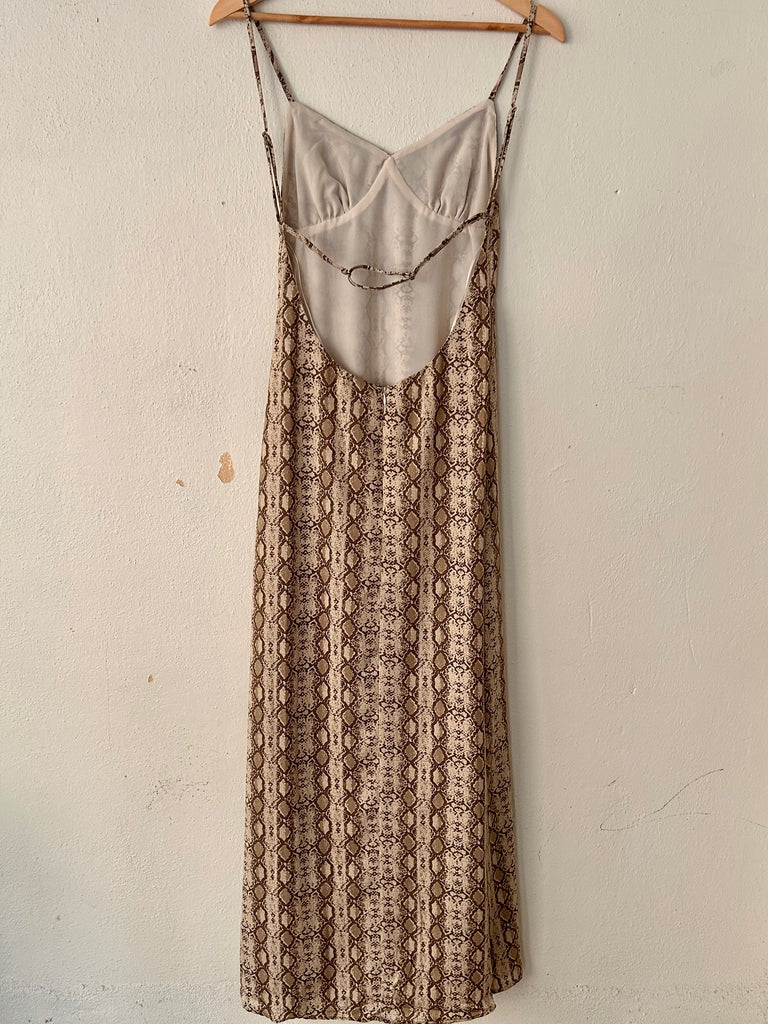 Uma Python Maxi Dress