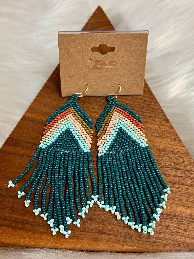 Retro Revolution Fringe Earrings