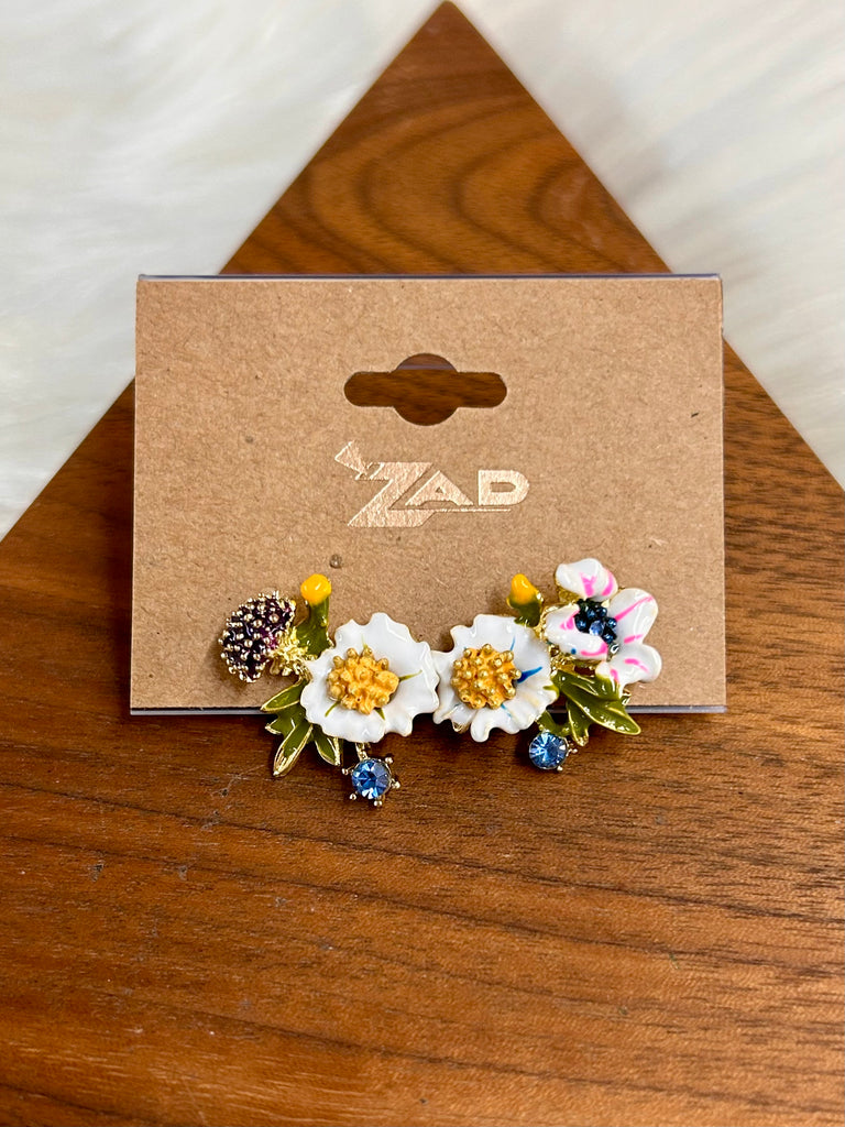 Petite Floral Blooms Post Earrings