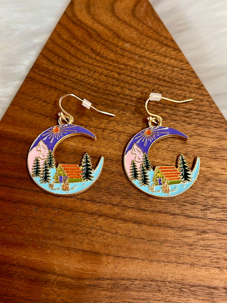 Cabin in the Woods Earrings