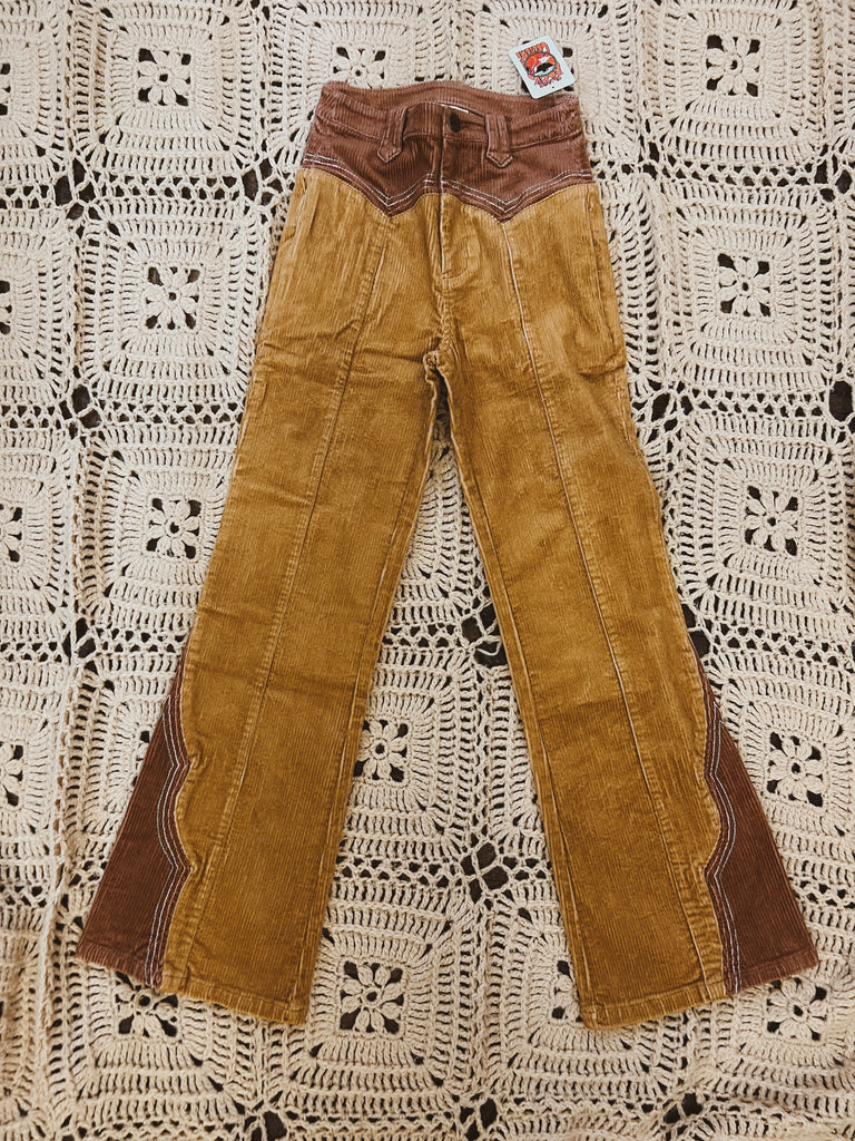 Cinnamon Girl Golden Cord Pants