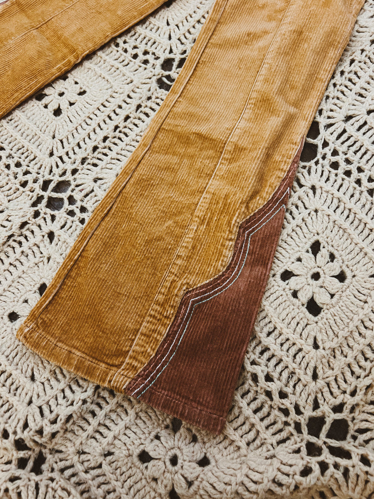 Cinnamon Girl Golden Cord Pants