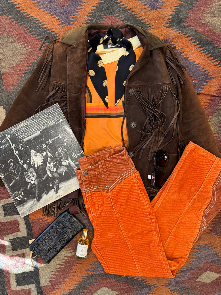 70s Fringe Suede Jacket