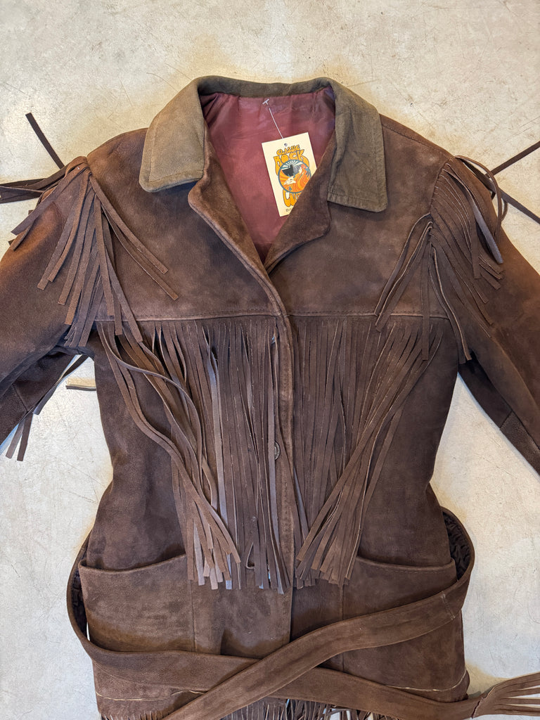 70s Fringe Suede Jacket