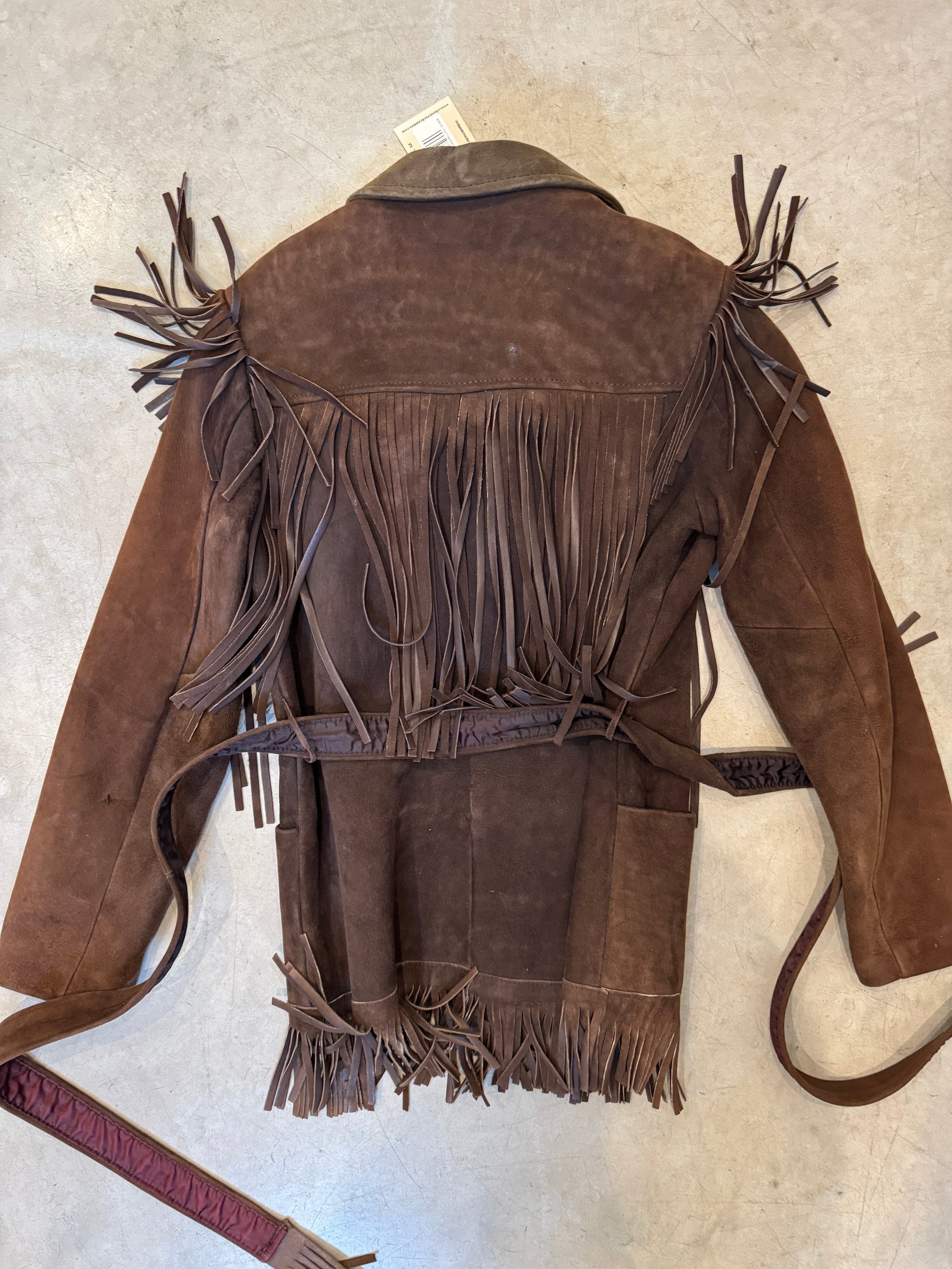【2024】三越のお歳暮・冬ギフト 70s Fringe Couture Rock Classic – Jacket Suede ジャケット・アウター