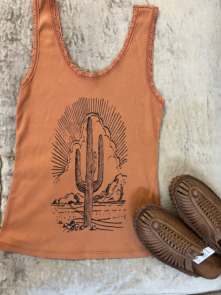 Mystic Saguaro Lace Tank
