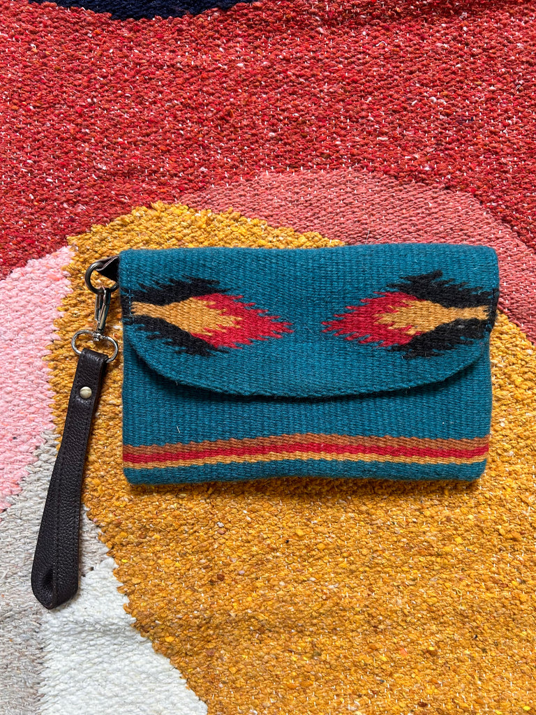 Wool Wristlet Purse