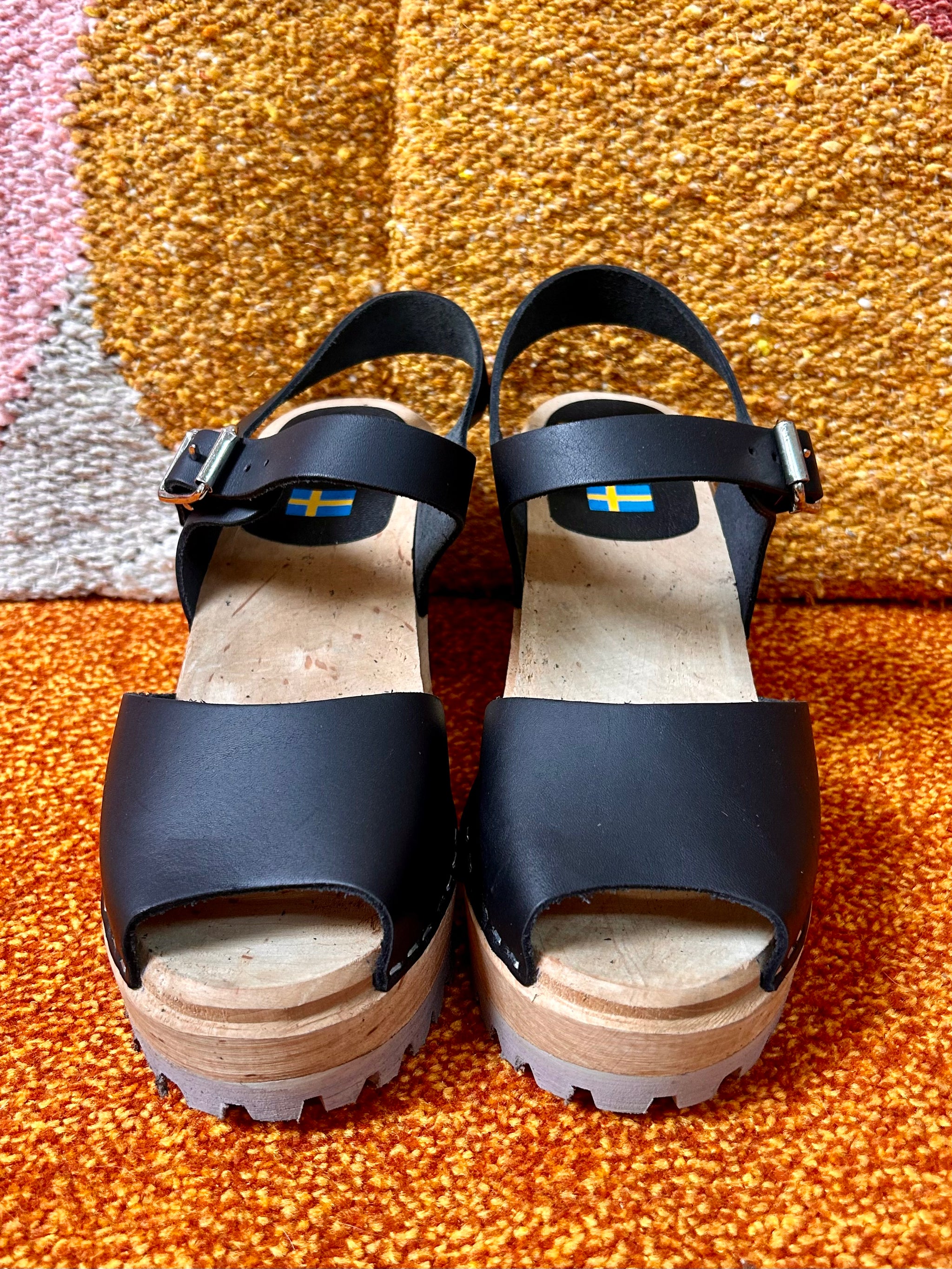 SALE Greta Open Toe Swedish Clogs – Classic Rock Couture