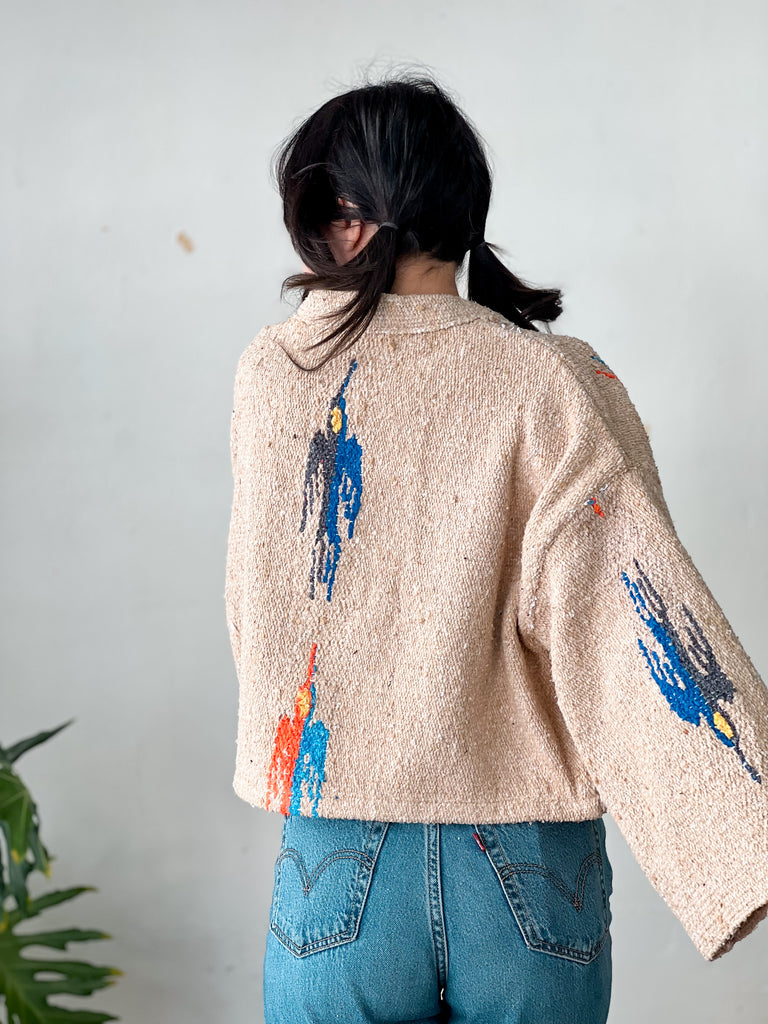Handmade Tan Thunderbird Jacket