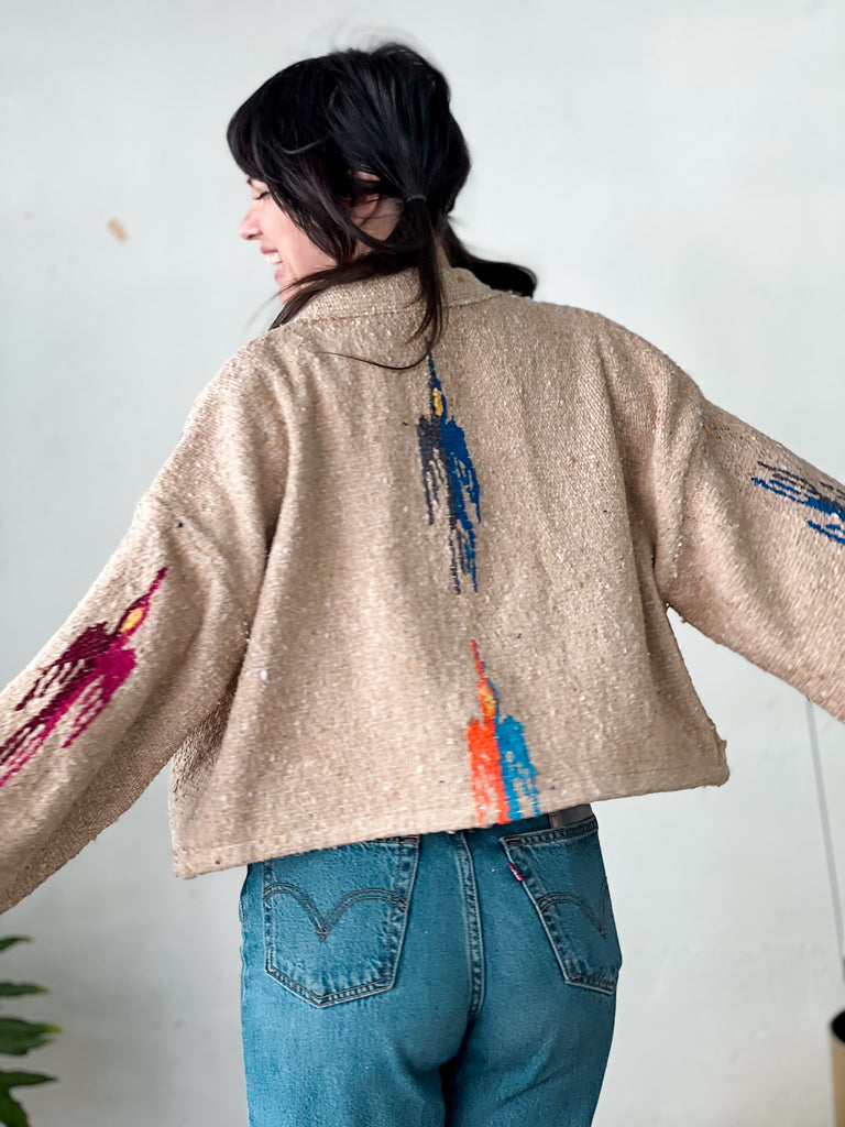 Handmade Tan Thunderbird Jacket