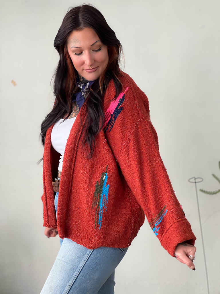 Handmade Red Thunderbird Jacket