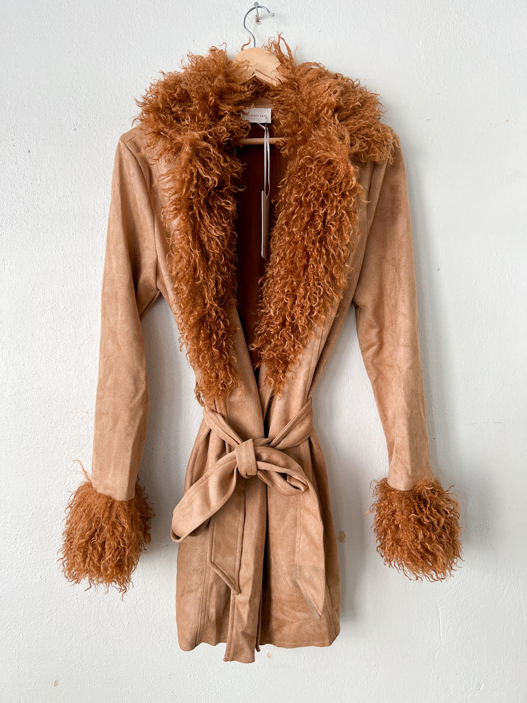 Faux Suede Penny Lane Coat