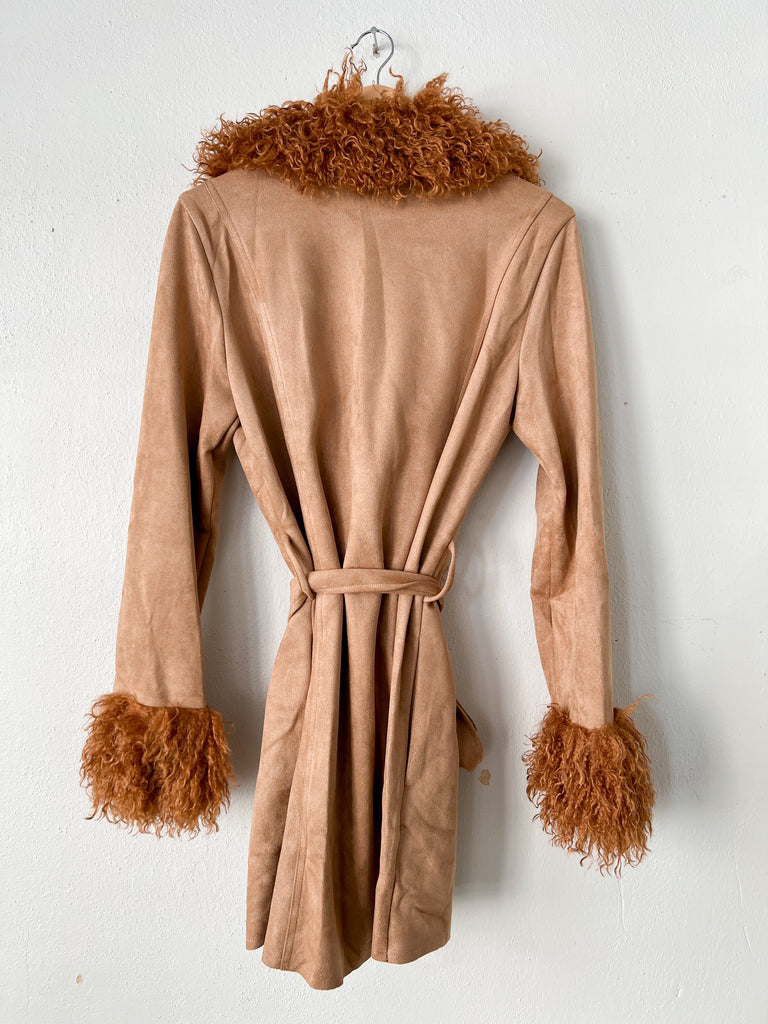 Faux Suede Penny Lane Coat