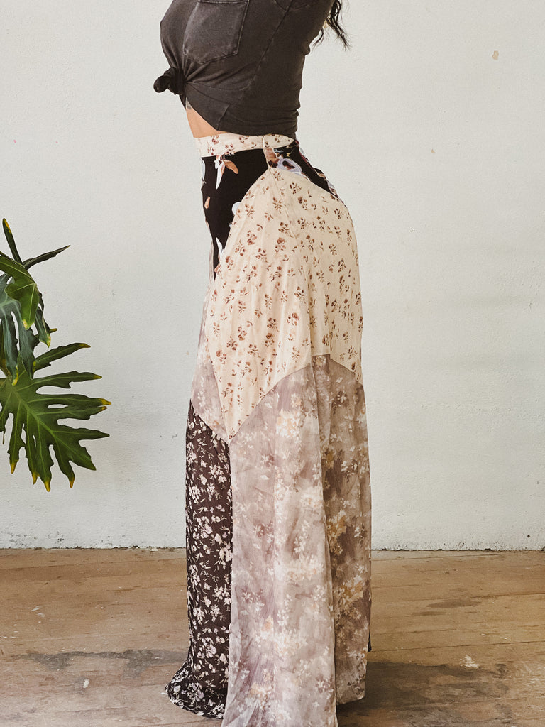 Patchwork Maxi Skirt