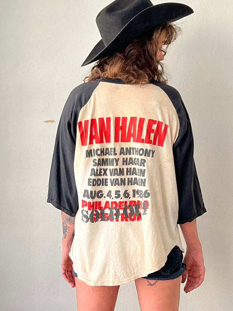1986 Van Halen 5150 Baseball Tee