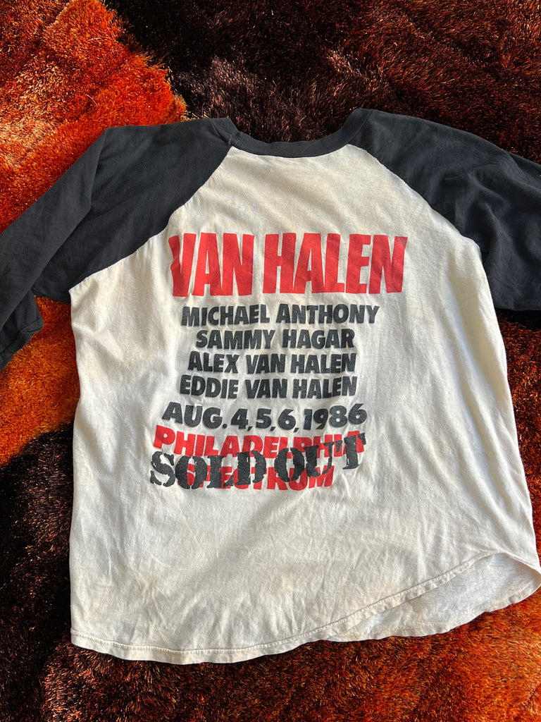 1986 Van Halen 5150 Baseball Tee