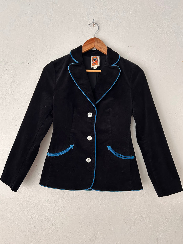 Black Wild Child Corduroy Blazer